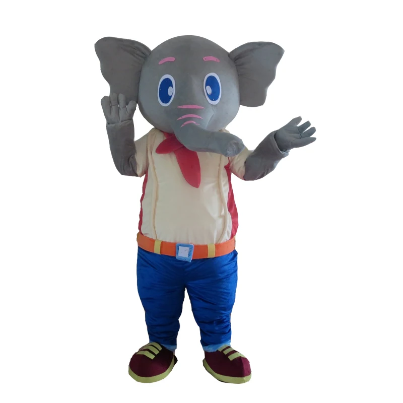 Cute Grey Elephant Mascot Costume Cosplay Outfits Adult Size Cartoon Mascot costume For Carnival Festival Commercial Dress
Cute Grey Elephant Mascot Costume Cosplay Outfits Adult Size Cartoon Mascot costume For Carnival Festival Commercial Dress