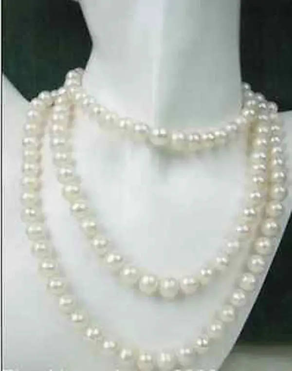 

FREE SHIPPING>>>@@ > Hot sale &>>3Rows 7-8MM White Pearl & Red Coral Necklace