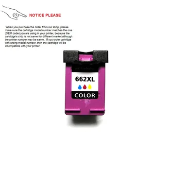 YOTAT 1PCS Color remanufactured ink cartridge for HP662 HP662XL for HP Deskjet 1015 1515 2515 2545 2645 3515 3545 4510 4515 4516
YOTAT 1PCS Color remanufactured ink cartridge for HP662 HP662XL for HP Deskjet 1015 1515 2515 2545 2645 3515 3545 4510 4515 4516