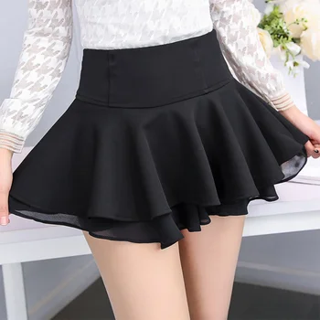 Women Chiffon A-line Skater Mini skirt Stretchy Waist Ruffle Pleated Short Skirt
Women Chiffon A-line Skater Mini skirt Stretchy Waist Ruffle Pleated Short Skirt