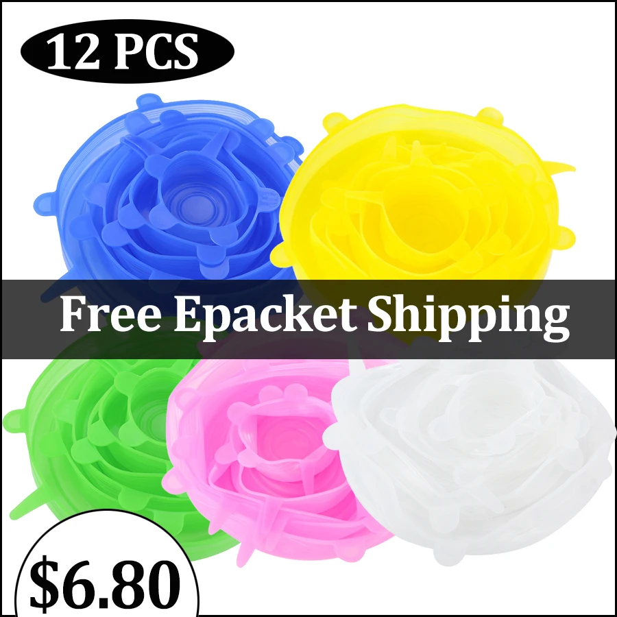 Dropshipping 12pcs/set Silicone Lids Durable Reusable Food Save Cover Heat Resisting Fits All Sizes and Shapes of Containers
Dropshipping 12pcs/set Silicone Lids Durable Reusable Food Save Cover Heat Resisting Fits All Sizes and Shapes of Containers