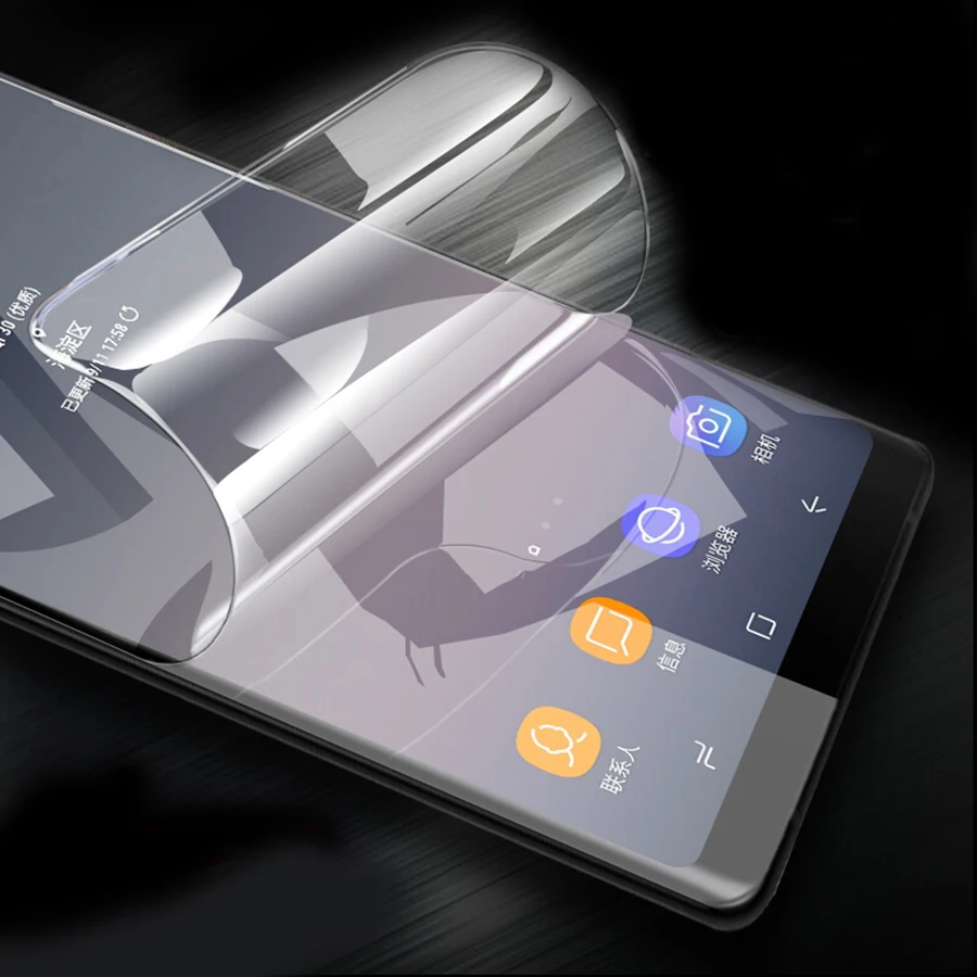 For Samsung Galaxy S10 S8 S9 Plus S10E A7 A9 A8 Star 2018 Note 9 8 Silicone Screen Protector Full Cover Film Hydrogel Sticker
For Samsung Galaxy S10 S8 S9 Plus S10E A7 A9 A8 Star 2018 Note 9 8 Silicone Screen Protector Full Cover Film Hydrogel Sticker