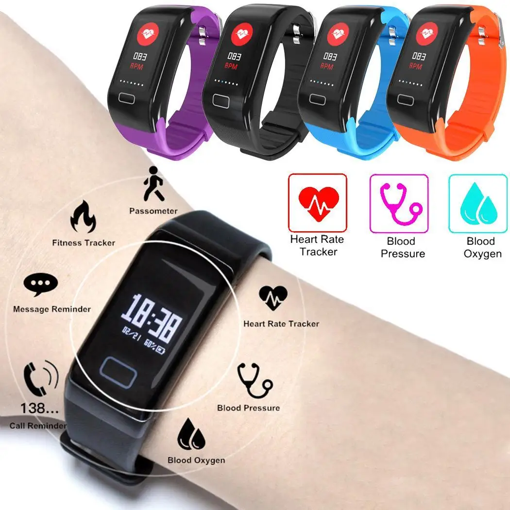 Heart Rate Sleep Blood Oxygen Monitoring Waterproof Sports Smart Bracelet
Heart Rate Sleep Blood Oxygen Monitoring Waterproof Sports Smart Bracelet