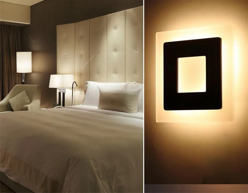 18w Led Acrylic Wall Lamps AC85-265V Modern Simple Bedroom Lights Indoor Dining-room Corridor Lighting Aluminum Wall Sconce NR13 18w Led Acrylic Wall Lamps AC85-265V Modern Simple Bedroom Lights Indoor Dining-room Corridor Lighting Aluminum Wall Sconce NR13