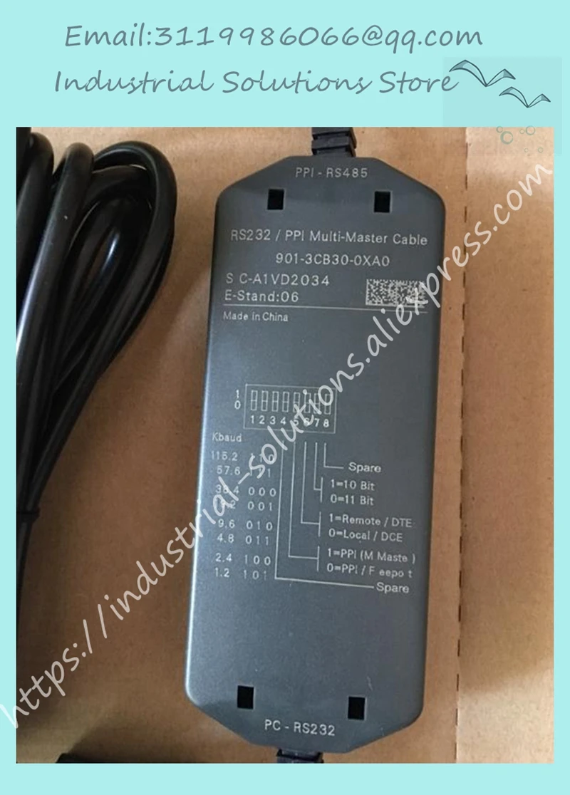 PC-PPI+ 6ES7901-3CB30-0XA0 RS232/PPI new high quality cable used for s7-200 programming cable
PC-PPI+ 6ES7901-3CB30-0XA0 RS232/PPI new high quality cable used for s7-200 programming cable