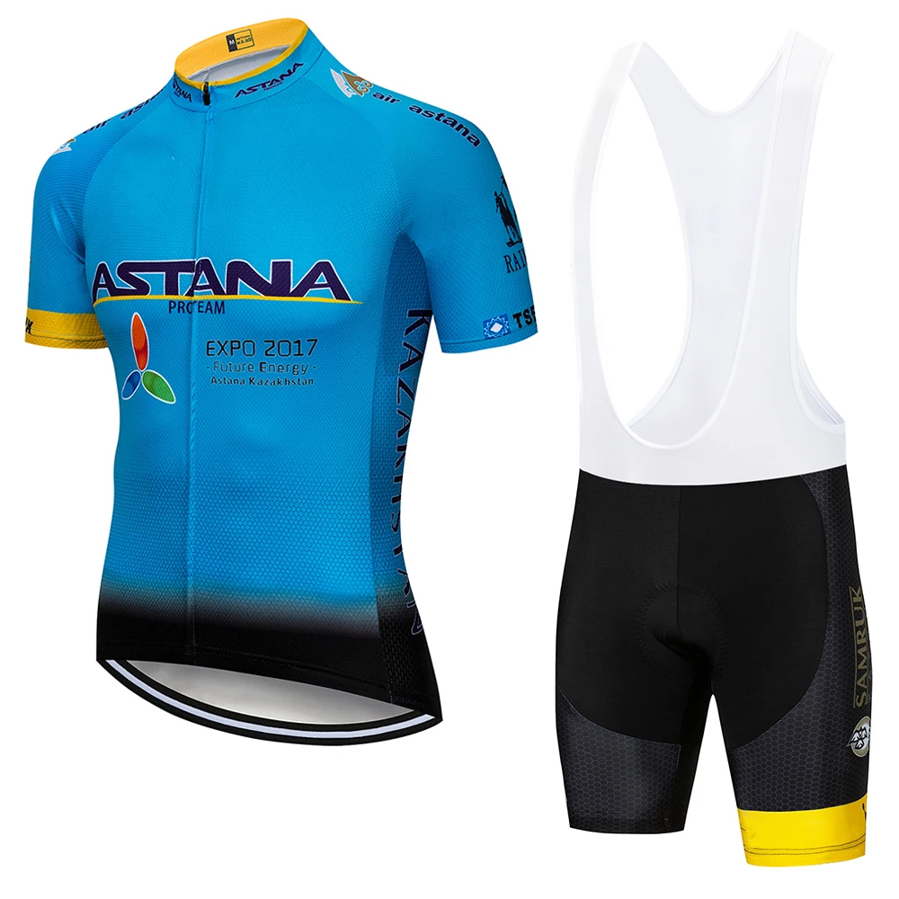 2018 Team Astana Cycling Clothing Roupa Ciclism Ropa Top Summer Quick Dry Mens Breathable Bike Bicycle Jersey Set
2018 Team Astana Cycling Clothing Roupa Ciclism Ropa Top Summer Quick Dry Mens Breathable Bike Bicycle Jersey Set