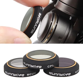 SUNNYLIFE 3PCS Filter Len Set CPL Polarizer MCUV ND8 Filter Kit with Storage Box for DJI Mavic Pro RC Aerial Camera Accessories 
SUNNYLIFE 3PCS Filter Len Set CPL Polarizer MCUV ND8 Filter Kit with Storage Box for DJI Mavic Pro RC Aerial Camera Accessories