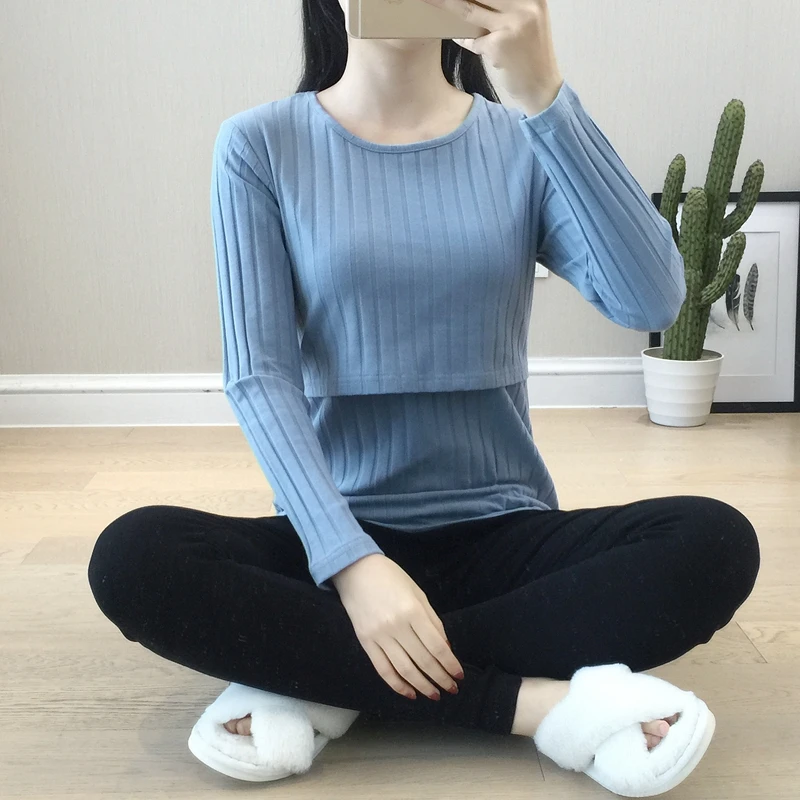 Long Sleeve Maternity Nursing Tops Pregnancy Breastfeeding Tees Shirt Clothes For Pregnant Women Wear Feedding Top Clothing
Long Sleeve Maternity Nursing Tops Pregnancy Breastfeeding Tees Shirt Clothes For Pregnant Women Wear Feedding Top Clothing