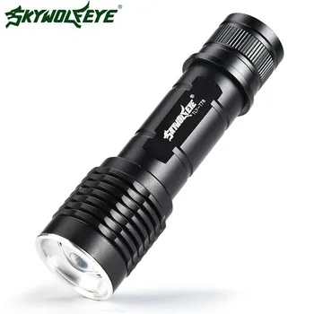 Skywolfeye Tactical Zoomable 5-Mode XMLT6 LED Flashlight Militar Torch Light 18650 Flashlight Dropshipping #1101
Skywolfeye Tactical Zoomable 5-Mode XMLT6 LED Flashlight Militar Torch Light 18650 Flashlight Dropshipping #1101