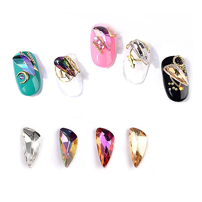 5pcs/set Wing Design AB Color Rhinestone Nail Art Decoration 4 Colors Wing Irregular Refractive Surface 3D Nail Rhinestone LRM
5pcs/set Wing Design AB Color Rhinestone Nail Art Decoration 4 Colors Wing Irregular Refractive Surface 3D Nail Rhinestone LRM
