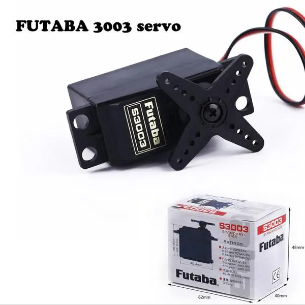 Taiwan Futaba S3003 Standard Servo For 1/8 1/16 RC CAR BOAT hpi TRAXAAS TAMIYA 94188 94111 94123
Taiwan Futaba S3003 Standard Servo For 1/8 1/16 RC CAR BOAT hpi TRAXAAS TAMIYA 94188 94111 94123