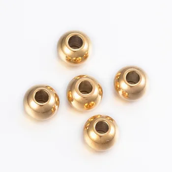 PandaHall 20pcs 304 Stainless Steel Beads Jewelry Bracelet necklace Accessories DIY Loose Findings Beads Round 6x5mm
PandaHall 20pcs 304 Stainless Steel Beads Jewelry Bracelet necklace Accessories DIY Loose Findings Beads Round 6x5mm