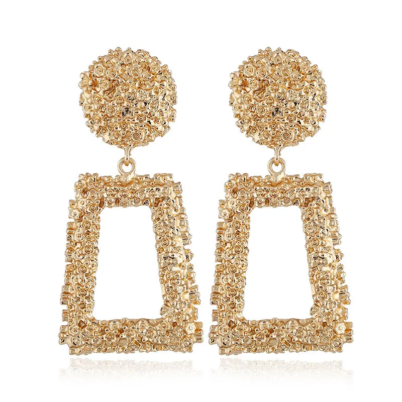 RAVINOUR Brand Design Punk Dangle Earrings Women Jewelry Big Geometric Metal Drop Earing Fashion Cocktail Earings for Girls 2018
RAVINOUR Brand Design Punk Dangle Earrings Women Jewelry Big Geometric Metal Drop Earing Fashion Cocktail Earings for Girls 2018