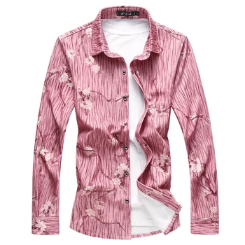 Flower Print Shirt Men 2020 Brand New style fashion Male Summer Autumn Casual Long Sleeve Cotton Mens Shirts Plus Size 7XL 6XL
Flower Print Shirt Men 2020 Brand New style fashion Male Summer Autumn Casual Long Sleeve Cotton Mens Shirts Plus Size 7XL 6XL