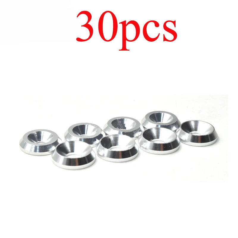 30PCS Aluminum Alloy M4 M5 M6 M8 M10 Concave Washer Concave Gasket Countersunk Head Gasket for Screw RC Drone Aircraft Airplane
30PCS Aluminum Alloy M4 M5 M6 M8 M10 Concave Washer Concave Gasket Countersunk Head Gasket for Screw RC Drone Aircraft Airplane
