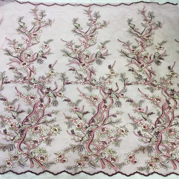 African Lace Fabric 2018 High Quality Lace Embroidery Tulle Lace Fabric, African Lace Beaded 5 Yards 3D flower xb2-12
African Lace Fabric 2018 High Quality Lace Embroidery Tulle Lace Fabric, African Lace Beaded 5 Yards 3D flower xb2-12