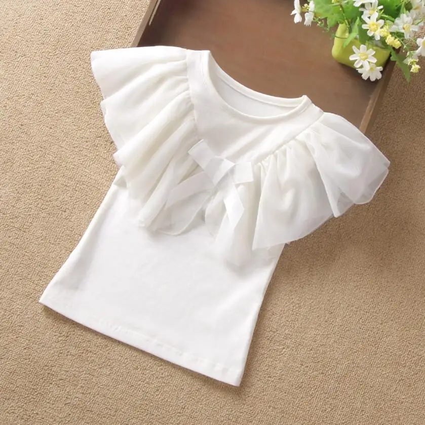 Summer Girls T Shirt Kids Shirts White Bow Ruffles T-Shirt Girl Tops Baby Toddler Teenage Tshirt Children Clothes 6 8 10 12 Year
Summer Girls T Shirt Kids Shirts White Bow Ruffles T-Shirt Girl Tops Baby Toddler Teenage Tshirt Children Clothes 6 8 10 12 Year