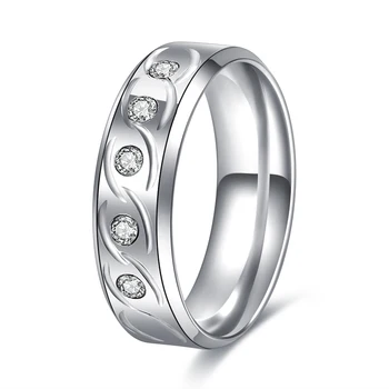 CACANA Silver Color Stainless Steel Jewelry Fashion Stainless Steel Engagement Rings R109
CACANA Silver Color Stainless Steel Jewelry Fashion Stainless Steel Engagement Rings R109