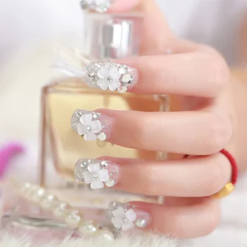 24 Pcs/set Rhinestone False Nail Tips Sticker Bride Press On Fake Nail Manicure Flash Chip With Glue 669
24 Pcs/set Rhinestone False Nail Tips Sticker Bride Press On Fake Nail Manicure Flash Chip With Glue 669
