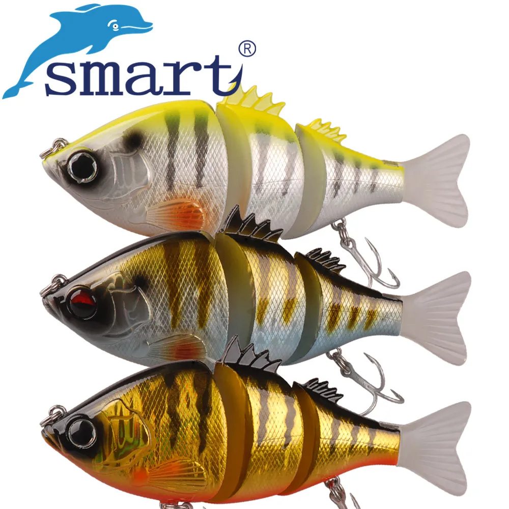 SMART Jointed Fishing Lure 110mm 26.2g Floating 0-0.3m 3Segments Hard Fake Fish Pescaria Swimbait Wobblers Isca Artificial Peche
SMART Jointed Fishing Lure 110mm 26.2g Floating 0-0.3m 3Segments Hard Fake Fish Pescaria Swimbait Wobblers Isca Artificial Peche