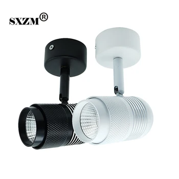 10W led lamp AC85-265V Spot light COB downlight Surface mounted white /black body Natural white light Foyer bedroom Store
10W led lamp AC85-265V Spot light COB downlight Surface mounted white /black body Natural white light Foyer bedroom Store