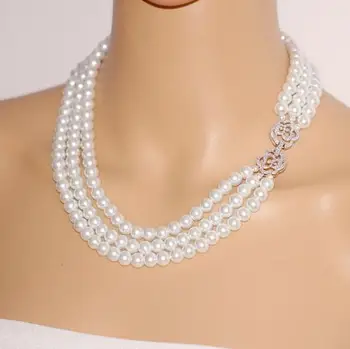 3 Rows Pearl Jewellery Set ,White Color Freshwater Pearl Necklace Bracelet,Round Shaper AAA 8-9MM Fashion Lady's Gift
3 Rows Pearl Jewellery Set ,White Color Freshwater Pearl Necklace Bracelet,Round Shaper AAA 8-9MM Fashion Lady's Gift