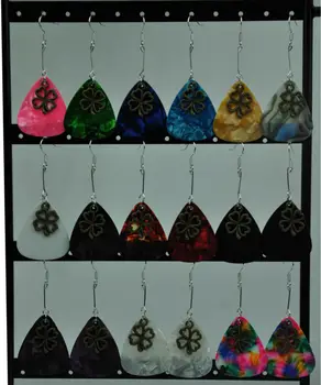 4Pcs Medium 0.71mm Guitar Pick Earring Earrings Four-leaf Clover Sterling Silver
4Pcs Medium 0.71mm Guitar Pick Earring Earrings Four-leaf Clover Sterling Silver