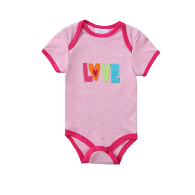 2018 Newly 100% Cotton Baby Bodysuit Newborn Print Body Suit Fashion Summer Children Girl Boy Short Sleeve Baby Toddler Jumpsuit (2)