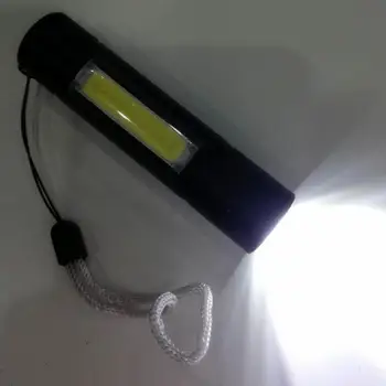 Mini USB Rechargerable Torch Flashlight Multifunction Q5+COB Strong Light LED Work Light Portable Outdoor Camping Flashlight
Mini USB Rechargerable Torch Flashlight Multifunction Q5+COB Strong Light LED Work Light Portable Outdoor Camping Flashlight