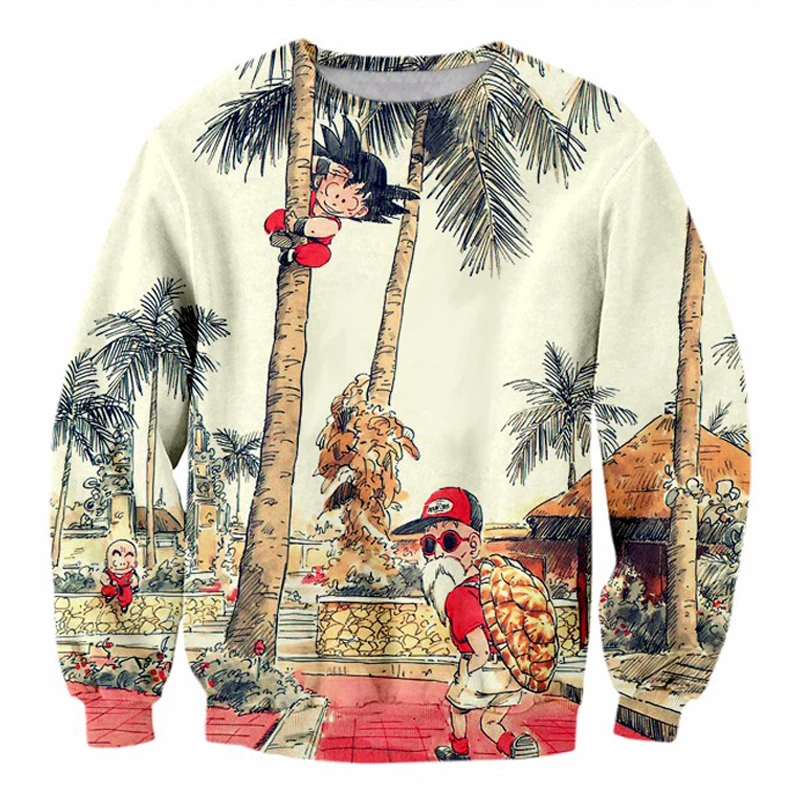 Drop shipping Goku/Master Roshi Printed Sweatshirts Dragon Ball Z Super Saiyan 3D Unisex Hooded Vintage style Crewneck Pullover
Drop shipping Goku/Master Roshi Printed Sweatshirts Dragon Ball Z Super Saiyan 3D Unisex Hooded Vintage style Crewneck Pullover