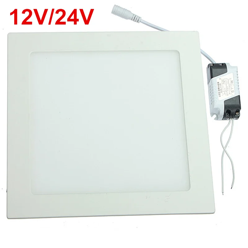 3W/6W/9W/12W/15W/25W LED downlight Square panel Ceiling Recessed Light bulb lamp AC/DC12V- 24V with drive | Освещение