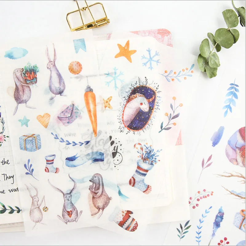 6pcs/lot Fairy tale world Creative sticker child diy toy Calendar Album Deco sticker Photo Decor Student stationery material
6pcs/lot Fairy tale world Creative sticker child diy toy Calendar Album Deco sticker Photo Decor Student stationery material