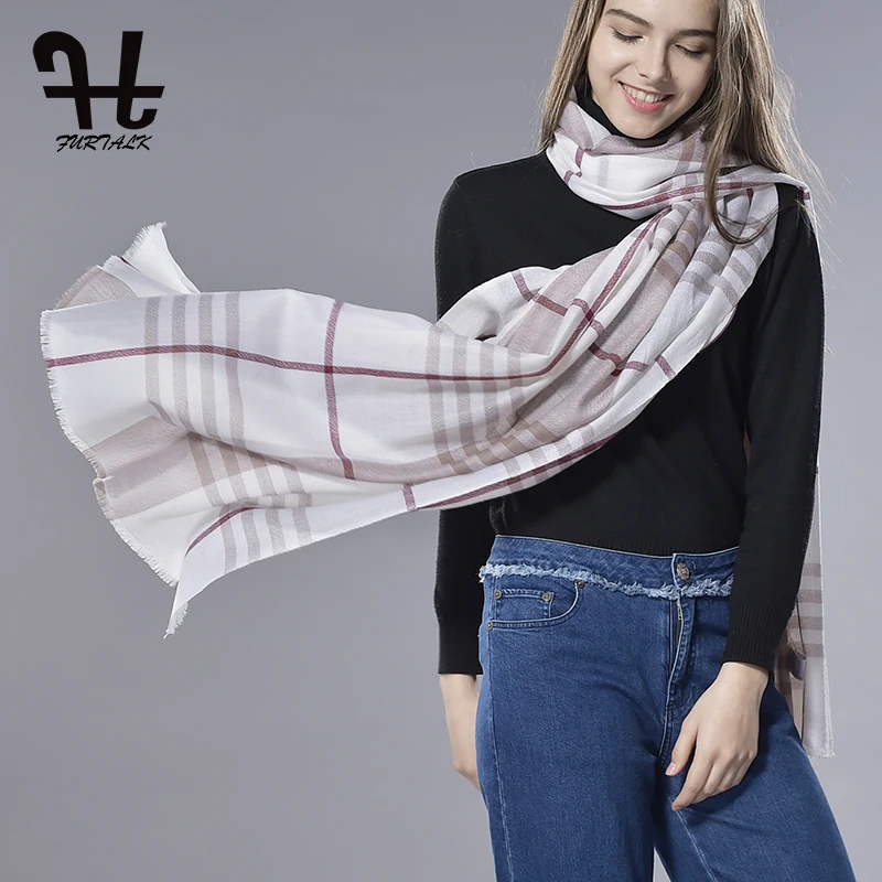 FURTALK Unisex Spring Lamb Wool Scarf Plaid Soft Elegant Scarf Women Scotland Check Plaid Wool Scarf Wrap Camel White Black 2019
FURTALK Unisex Spring Lamb Wool Scarf Plaid Soft Elegant Scarf Women Scotland Check Plaid Wool Scarf Wrap Camel White Black 2019