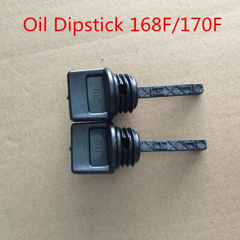 Top Quality 2PCS Oil Dipstick Universal for 168F/170F/GX160/GX200 Gasoline Engine and 2-2.8kw gasoline Generator spare parts
Top Quality 2PCS Oil Dipstick Universal for 168F/170F/GX160/GX200 Gasoline Engine and 2-2.8kw gasoline Generator spare parts