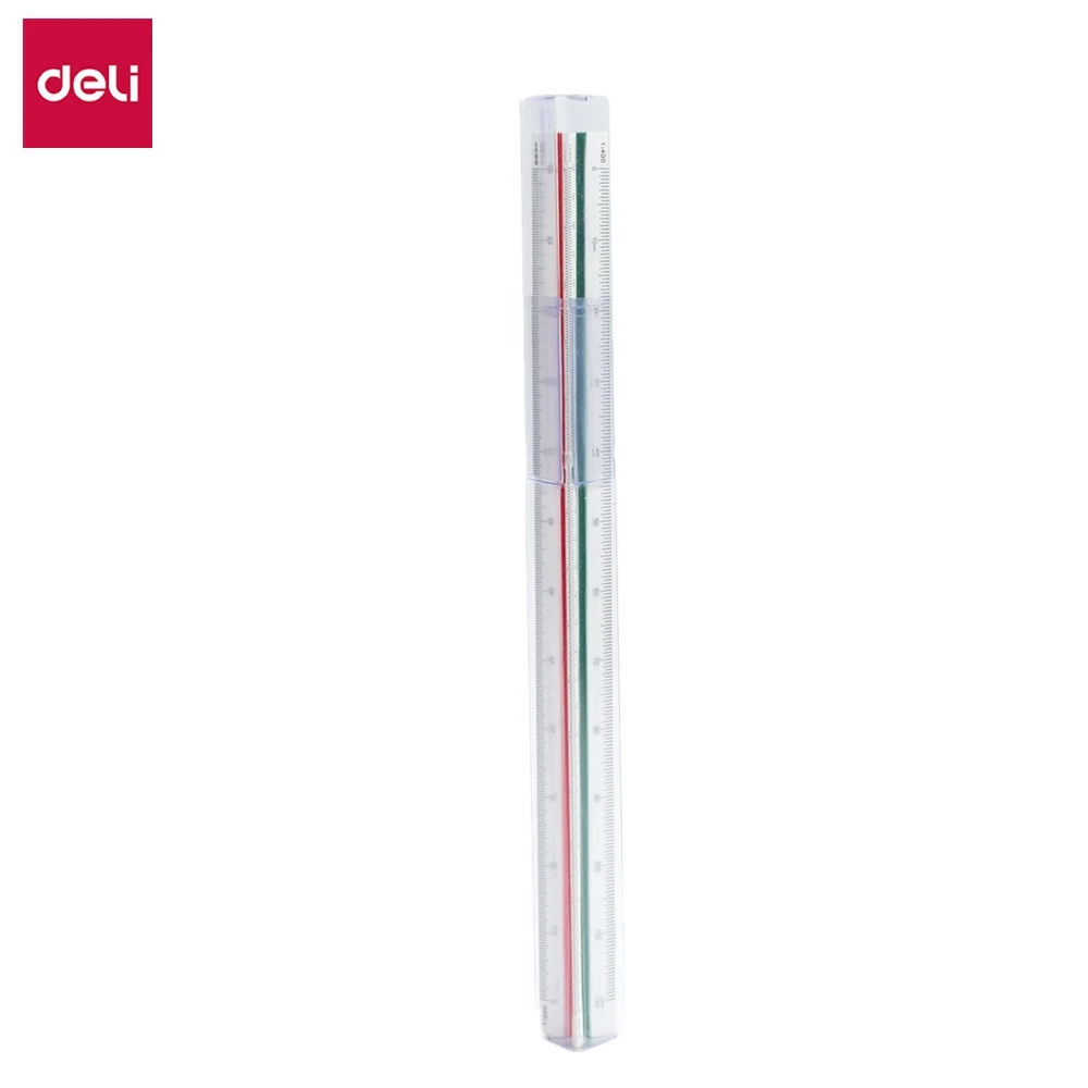 DELI E8930 Triangular scale ruler Trigonous scale triangle high precision student stationery
DELI E8930 Triangular scale ruler Trigonous scale triangle high precision student stationery