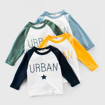 2019 summer Spring Children's wear wholesale boy long-sleeved mother kids clothes T-shirt for boys teenager clothing 2 colour
2019 summer Spring Children's wear wholesale boy long-sleeved mother kids clothes T-shirt for boys teenager clothing 2 colour