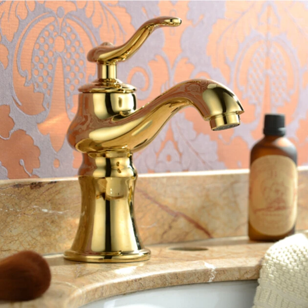 Gold Full copper hot and cold basin faucet sit classical imitation marble audience basin genuine gold-plated faucet
Gold Full copper hot and cold basin faucet sit classical imitation marble audience basin genuine gold-plated faucet