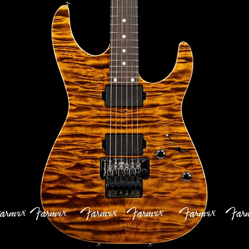 Farmer customshop Tom 6 string electric guitar /brown tiger striper electric guitar/ free shipping/ Customizable exclusive logo
Farmer customshop Tom 6 string electric guitar /brown tiger striper electric guitar/ free shipping/ Customizable exclusive logo