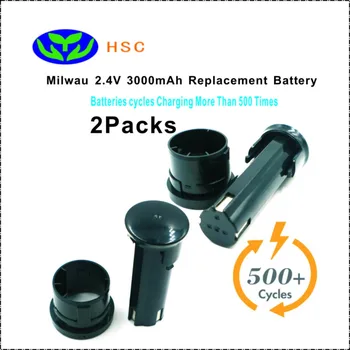 2PCS MIL2.4A 3000mAh 2.4V NiMh Battery Replacement Milwau 48-11-0100,6550-20 Original Battery
2PCS MIL2.4A 3000mAh 2.4V NiMh Battery Replacement Milwau 48-11-0100,6550-20 Original Battery