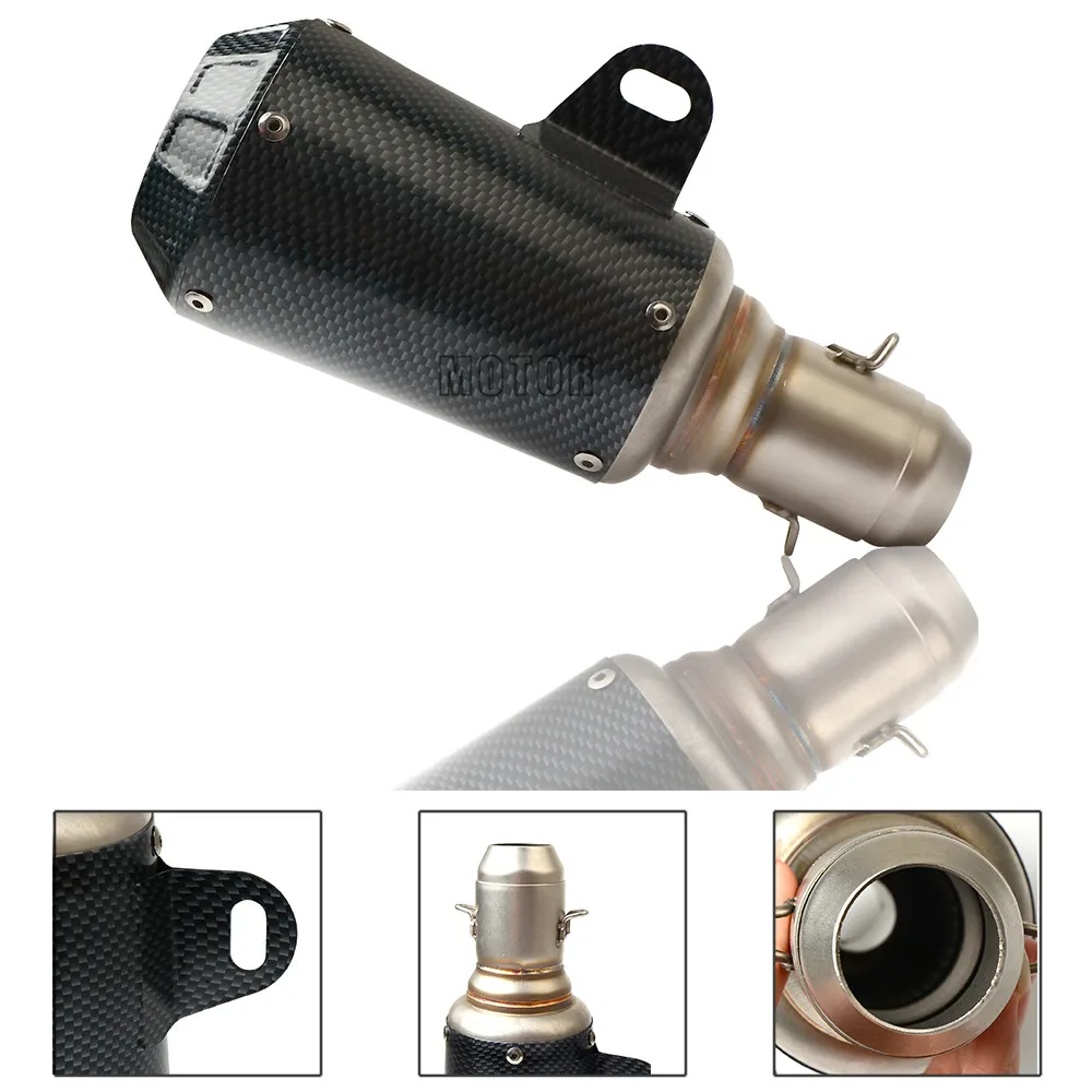 Universal 51MM Motorcycle Muffler Exhaust Pipe Carbon Firber For YAMAHA Dragstar V-Star DS400 DS650 SR400 XVS400 XVS650 XV1900 
Universal 51MM Motorcycle Muffler Exhaust Pipe Carbon Firber For YAMAHA Dragstar V-Star DS400 DS650 SR400 XVS400 XVS650 XV1900
