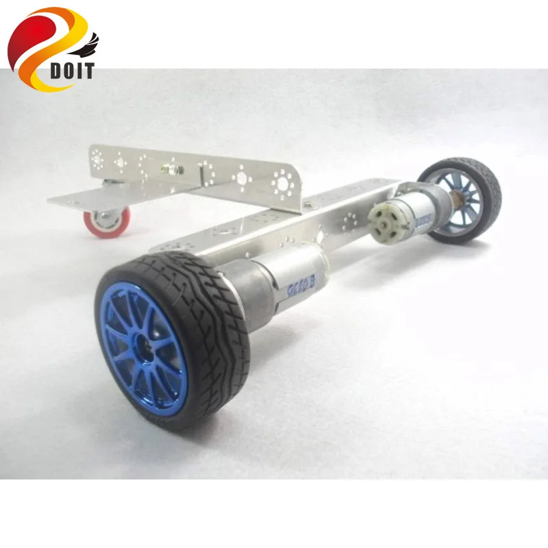 Original Smart RC Metal Car Chassis Wheel Intelligent Motor Robot DIY Toy Mobile Platform Built Wheeled | Игрушки и хобби
