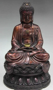shitou 001363 12 Chinese Buddhism Temple Red Copper Bronze Shakyamuni Amitabha Buddha Statue
shitou 001363 12 Chinese Buddhism Temple Red Copper Bronze Shakyamuni Amitabha Buddha Statue