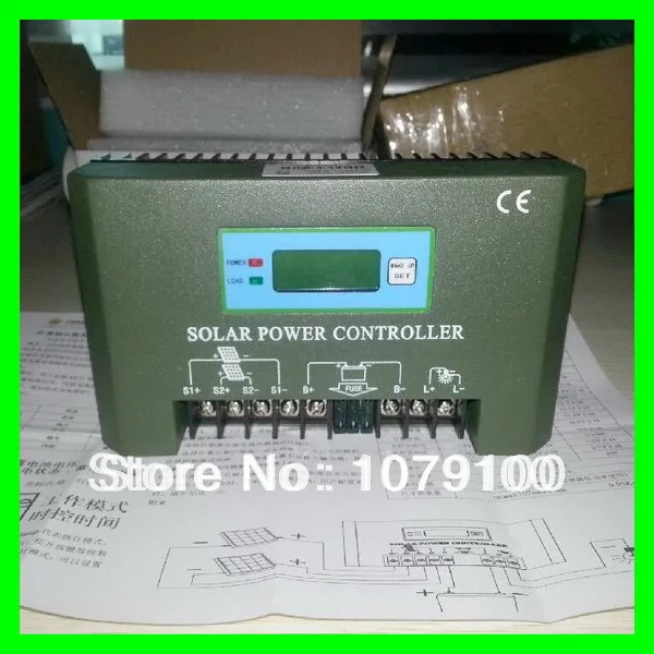 CE&RoHS Certificate LCD and LED Display 50A 48v dual solar charge controller