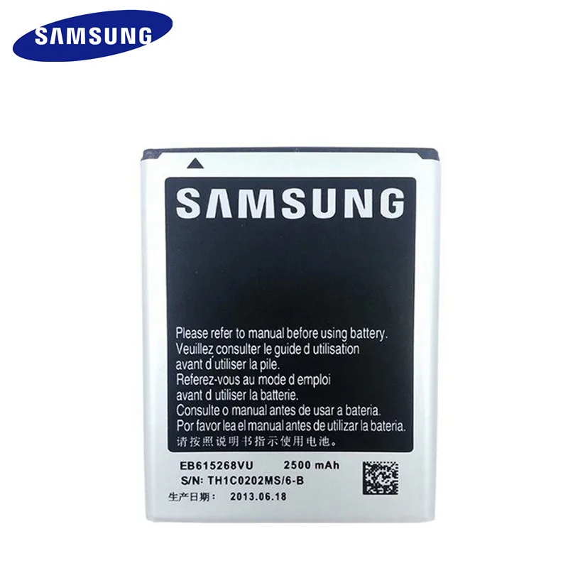 100% Genuine Original Samsung Battery eb615268vu for Galaxy Note 1 gt-n7000 GT-i9220 i889 i9228 i717 T879 2500mah
100% Genuine Original Samsung Battery eb615268vu for Galaxy Note 1 gt-n7000 GT-i9220 i889 i9228 i717 T879 2500mah