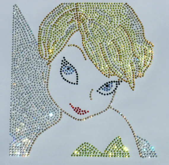 2pc/lo tinkerbell iron on rhinestone TRANSFER for t-shirt iron on design rhinestone applique patch hot fix motif dress
2pc/lo tinkerbell iron on rhinestone TRANSFER for t-shirt iron on design rhinestone applique patch hot fix motif dress