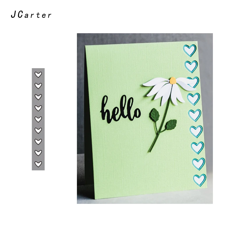 JC Metal Cutting Dies for Scrapbooking Heart Bar Maker Craft Cut Die Stencil Handmade Album Paper Cards Decor Model Embossing
JC Metal Cutting Dies for Scrapbooking Heart Bar Maker Craft Cut Die Stencil Handmade Album Paper Cards Decor Model Embossing