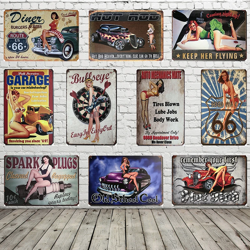 Garage Man Cave Bikini Girls Vintage Poster Metal Tin Signs 20X30CM Iron Plate Wall Decor Plaque Club Home Bar Shop Wall Picture
Garage Man Cave Bikini Girls Vintage Poster Metal Tin Signs 20X30CM Iron Plate Wall Decor Plaque Club Home Bar Shop Wall Picture