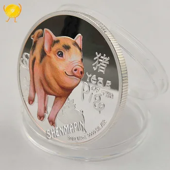 2019 1/2 Oz 9999 Silver Cute Pig Baby Commemorative Coin 2019 Year of the Pig Coins Collectibles Home Decorations Gift
2019 1/2 Oz 9999 Silver Cute Pig Baby Commemorative Coin 2019 Year of the Pig Coins Collectibles Home Decorations Gift