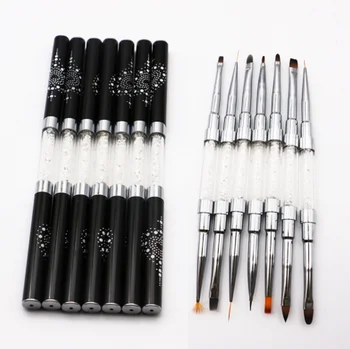 by dhl or ems 500pcs 2-way Nail Art Acrylic Liner Pen Nail Drawing Brush Crystal Handle Carving Brush Tools brand
by dhl or ems 500pcs 2-way Nail Art Acrylic Liner Pen Nail Drawing Brush Crystal Handle Carving Brush Tools brand