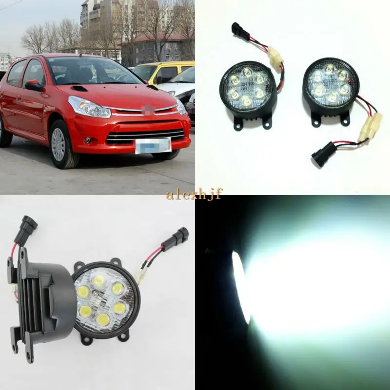 July King 18W 6LEDs H11 LED Fog Lamp Assembly Case for Citroen C2 C-Elysee, 6500K 1260LM LED Daytime Running Lights
July King 18W 6LEDs H11 LED Fog Lamp Assembly Case for Citroen C2 C-Elysee, 6500K 1260LM LED Daytime Running Lights